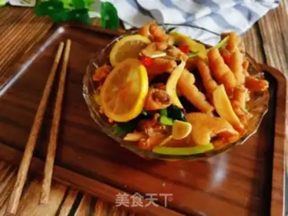 Make Lemon chicken claws step 10