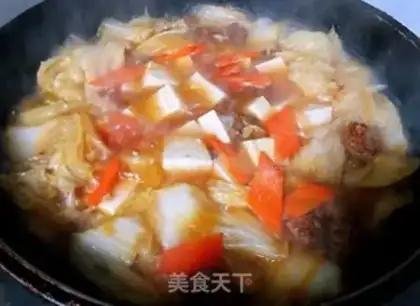 Make Bean bean-curd carrot-ball soup step 10