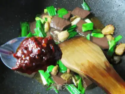 Make Five flowers and duck blood step 8