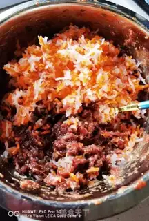 Make Beef carrot dumplings step 26