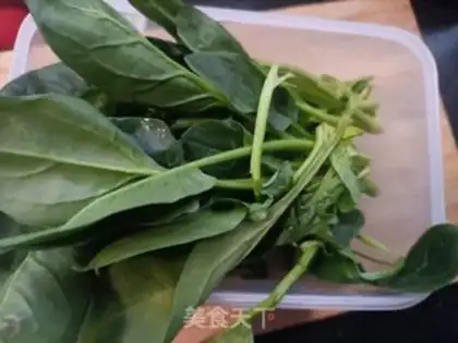 Make Twin spinach step 0