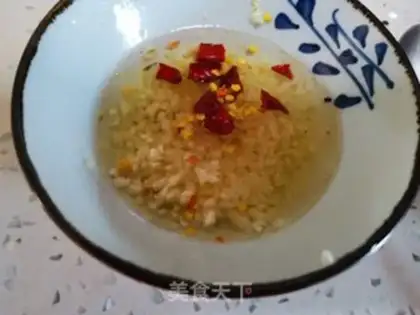Make Garlic fan steamed shrimp step 3