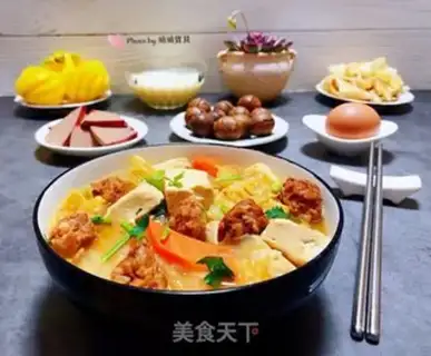 Make Chicken-cooked tea mushrooms step 0