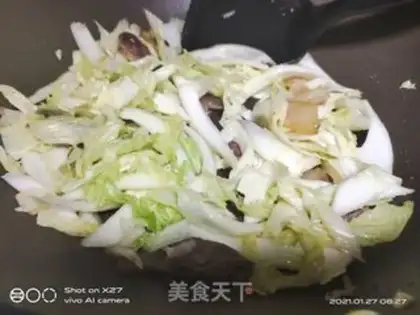 Make Sausage and cabbage step 2