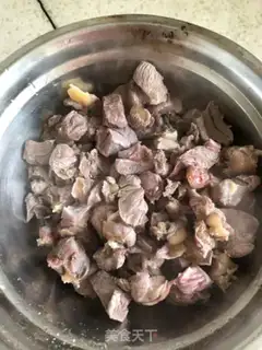 Make Big radish beef step 0