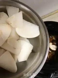 Make Big radish beef step 5