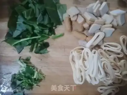Make Duck blood fan soup step 4