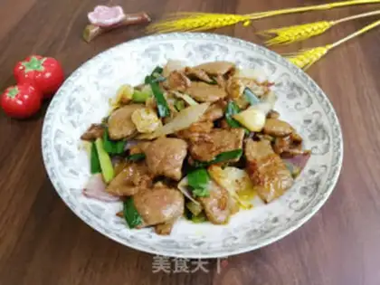 Make Garlic onion fried liver step 6