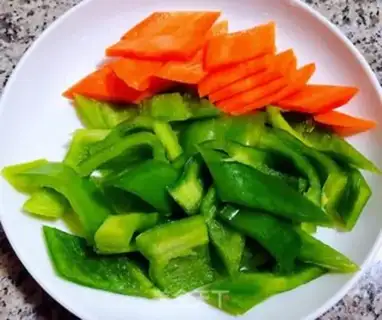 Make Cream pepper carrots and tofu step 5