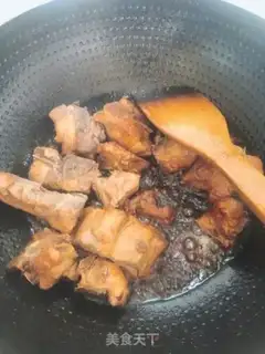 Make The rib burns the taro step 8