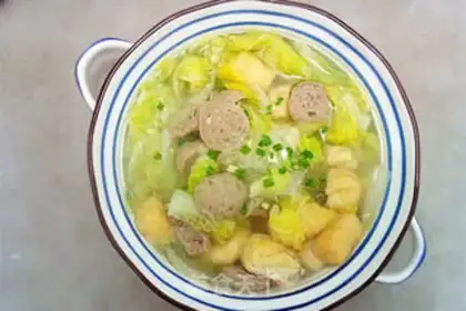 Make Spoonball fan soup step 6