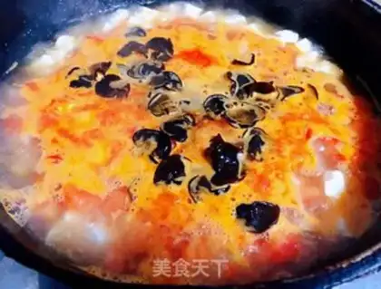 Make Tomato curry ear and egg soup step 6