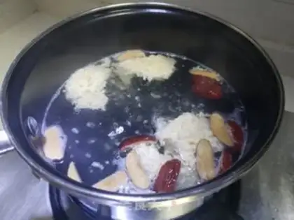 Make Iced rice and soup step 3