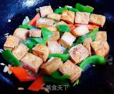 Make Cream pepper carrots and tofu step 9