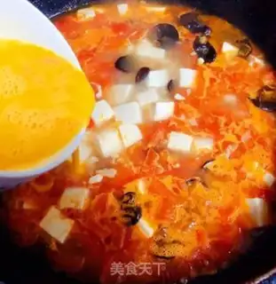 Make Tomato curry ear and egg soup step 7