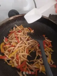 Make Pepper ham and apricot mushroom step 7