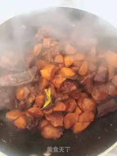 Make The rib burns the taro step 12