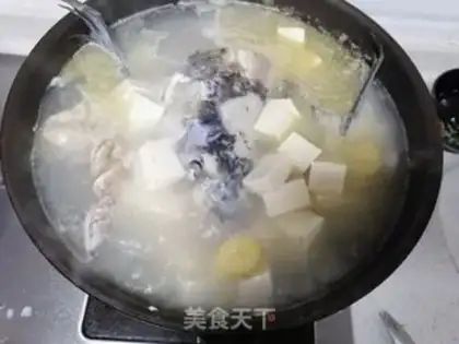 Make Fish-head tofu step 5