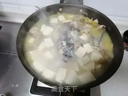 Make Fish-head tofu step 6