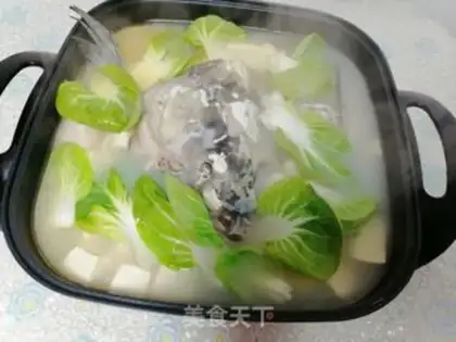 Make Fish-head tofu step 7