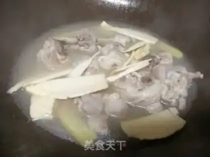 Make A chicken with a gold soup step 4