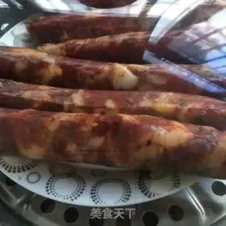 Make Celery fried sausage step 1