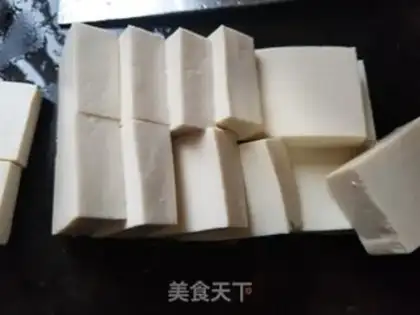 Make A cabbage fan with tofu step 3