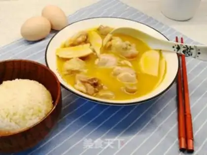 Make A chicken with a gold soup step 7
