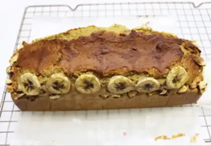 Make Banana walnut cake step 15