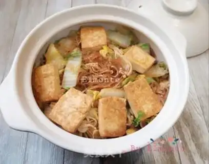 Make A cabbage fan with tofu step 12