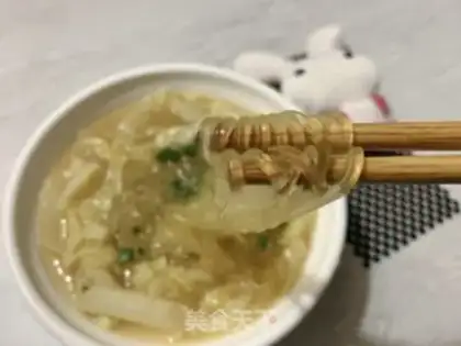 Make Sour cabbage fan soup step 10