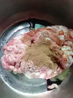 Make Double meatball soup step 1