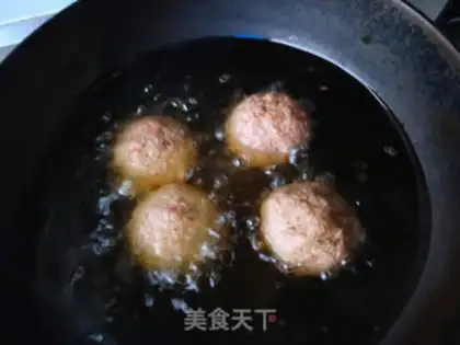 Make Steam beef lion head step 5