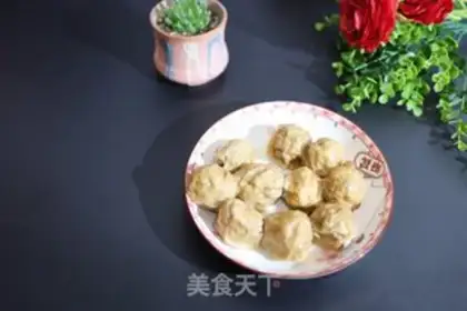 Make The mushroom meatballs step 4