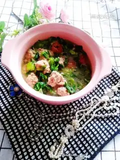 Make Double meatball soup step 12
