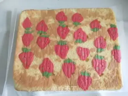 Make Strawberry roll step 15