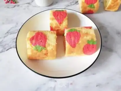 Make Strawberry roll step 17