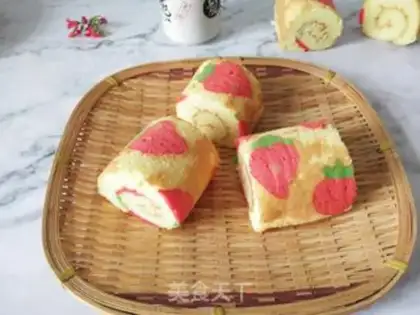 Make Strawberry roll step 18