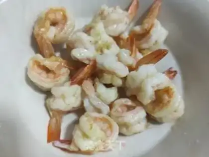 Make Carrot pepper shrimp balls step 10