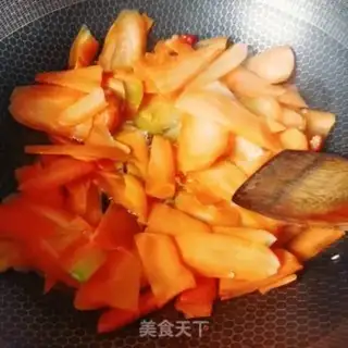 Make Fried carrots step 2