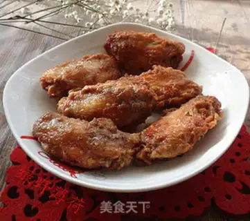 Make Chicken wings with shrimp sauce step 5