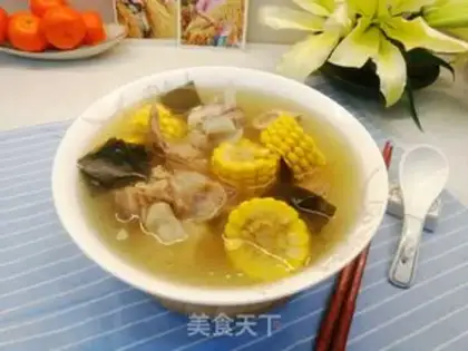 Make Corn sea and bone soup step 5