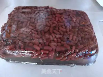 Make Red bean coconut cake step 9