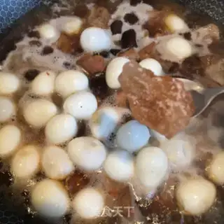 Make Cricket egg mushroom pork step 12