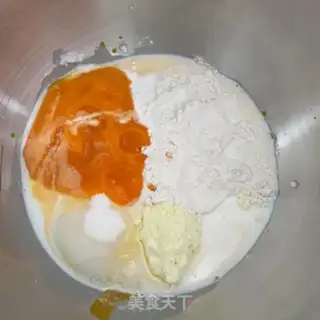 Make Pumpkin cheese bun step 1