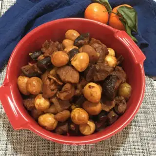 Make Cricket egg mushroom pork step 15