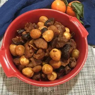 Make Cricket egg mushroom pork step 16