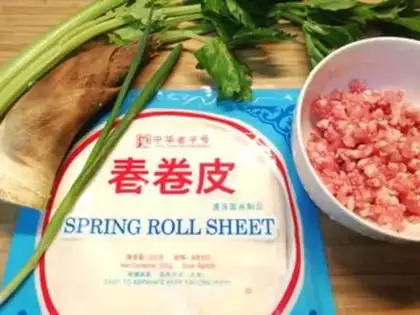 Make Spring rolls step 0