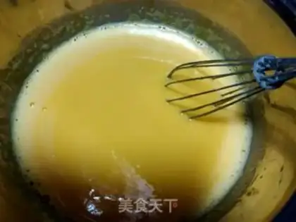 Make Ten inches of zebra cake step 7