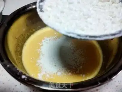 Make Ten inches of zebra cake step 9